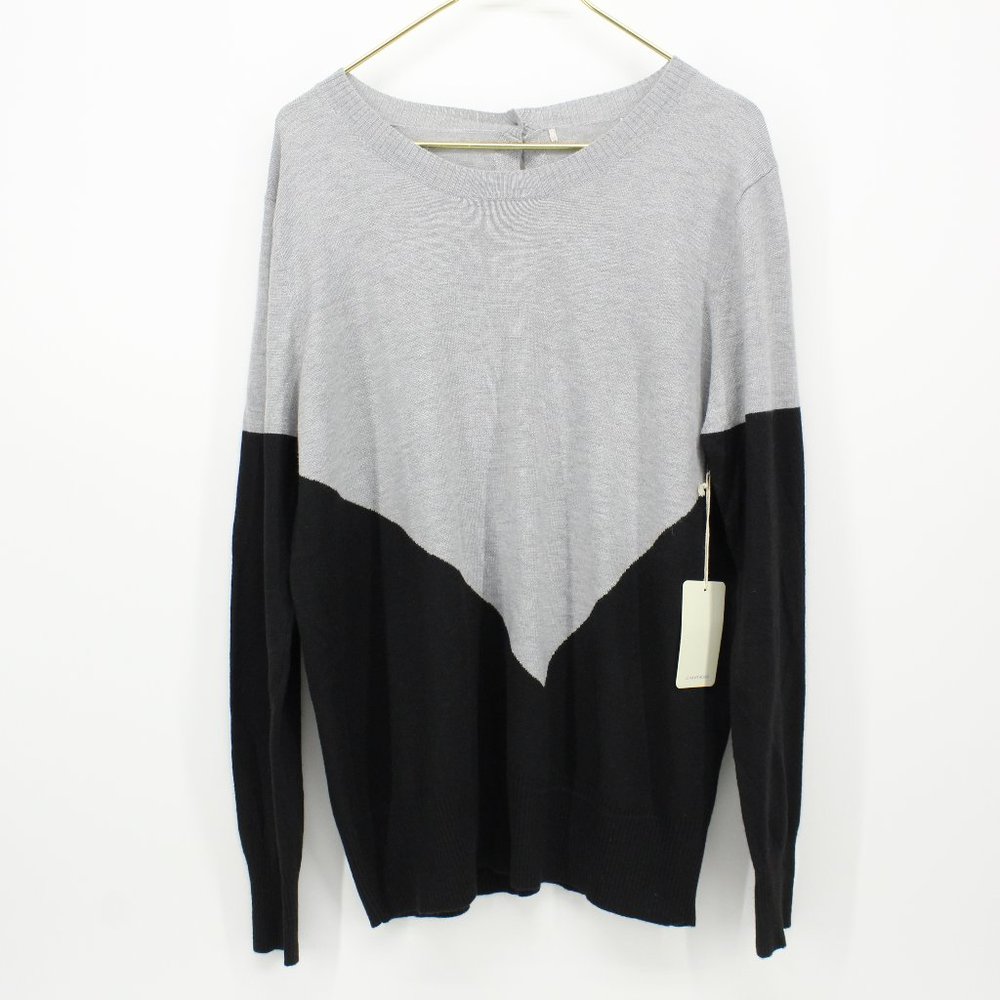 NWOT 41 Hawthorn Black & Gray Sweater